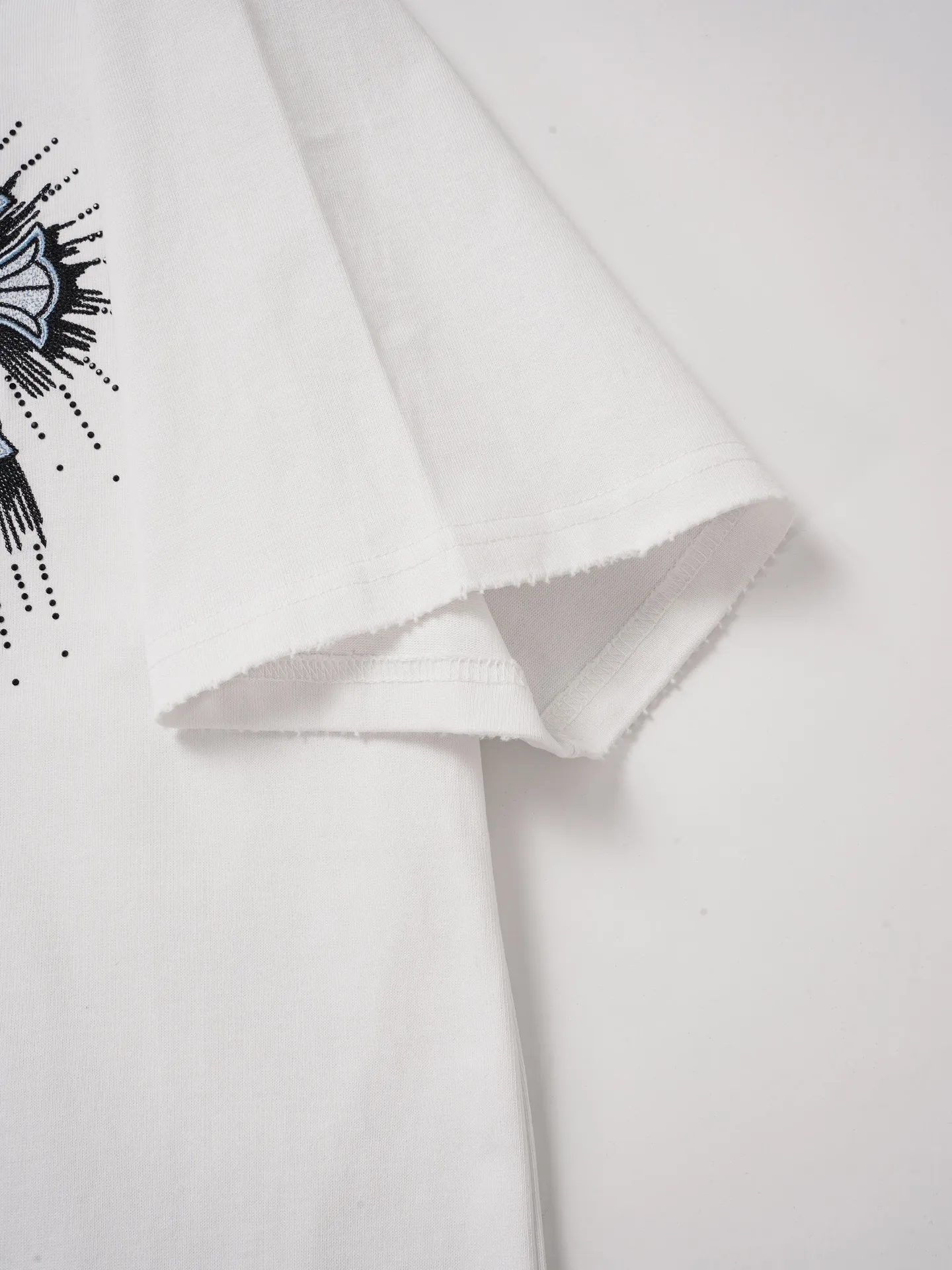 【 】 Chrome Hearts/ T 32 ， ， ， ！！ ， ！ # ， ； 。 oversize ， ！ ， ！ “ ” 💏 :Black White Size:S-XL